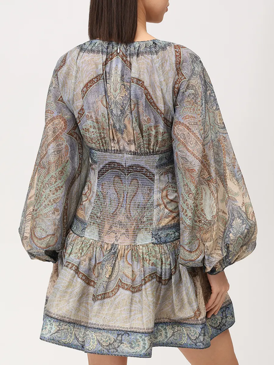 Платье из хлопка и шелка