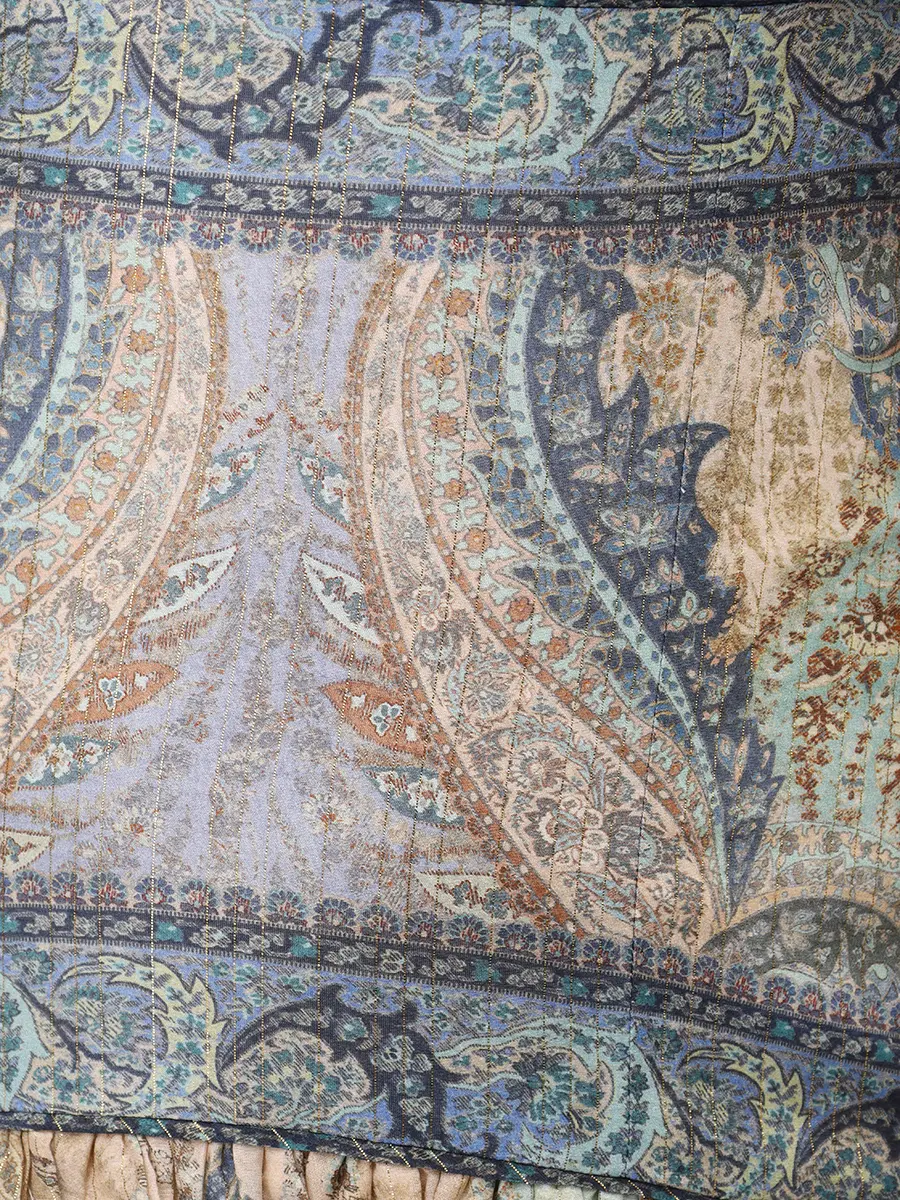 Платье из хлопка и шелка