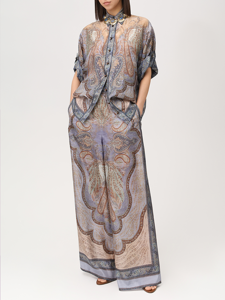 Рубашка шелковая