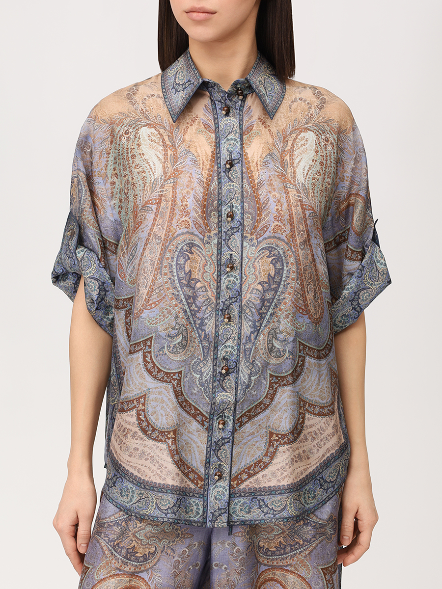 Рубашка шелковая