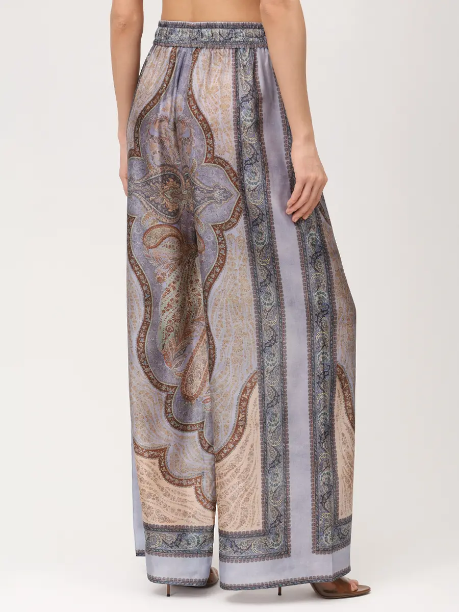 Брюки шелковые