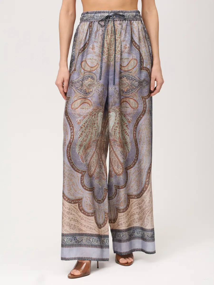 Брюки шелковые