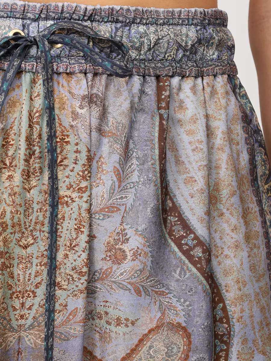 Брюки шелковые