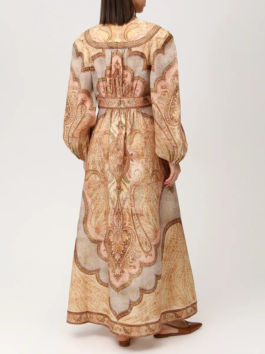 Платье льняное