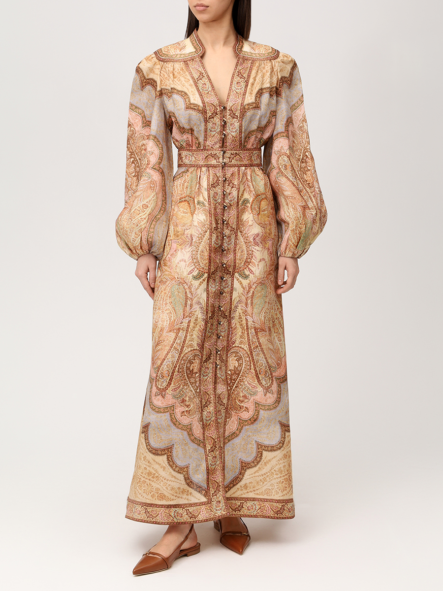 Платье льняное