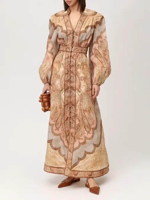 Платье льняное ZIMMERMANN