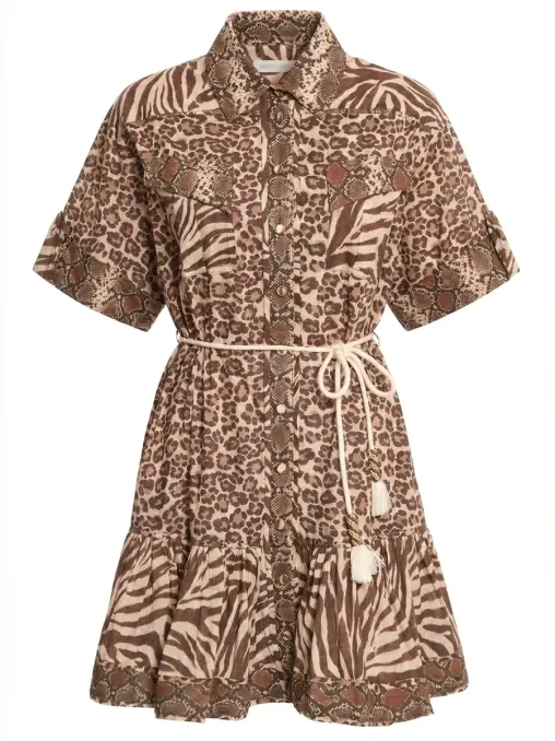 Платье хлопковое ZIMMERMANN