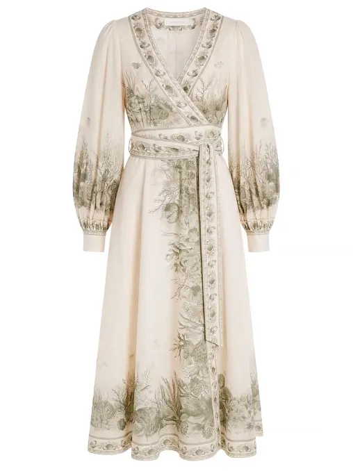 Платье хлопковое ZIMMERMANN