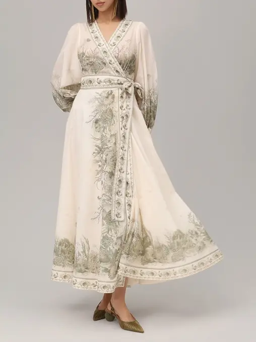 Платье хлопковое ZIMMERMANN