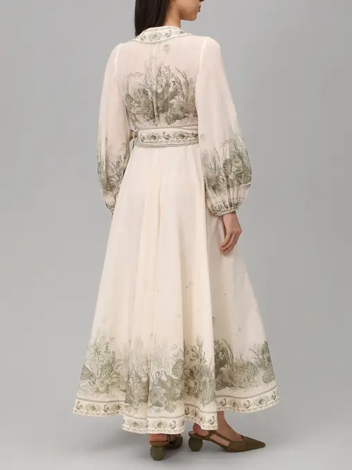 Платье хлопковое ZIMMERMANN