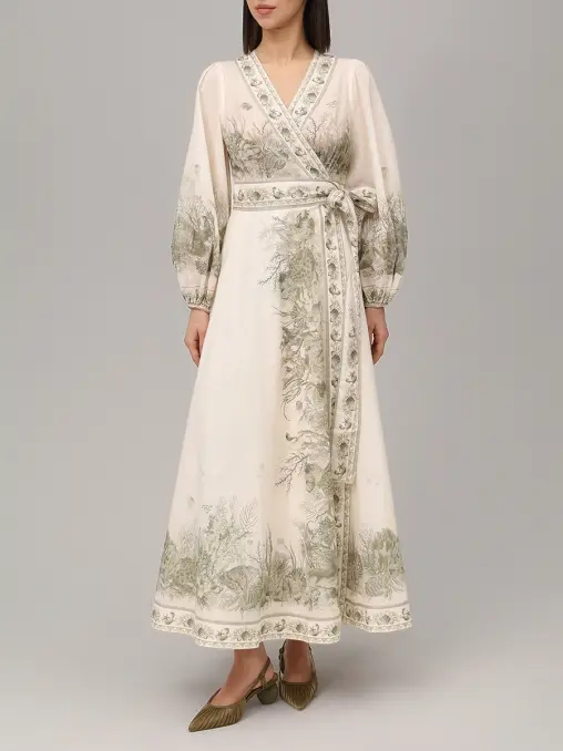 Платье хлопковое ZIMMERMANN