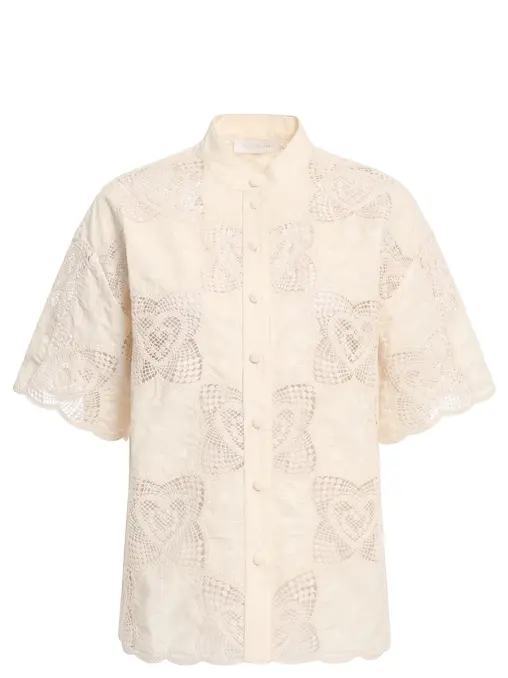 Рубашка хлопковая ZIMMERMANN