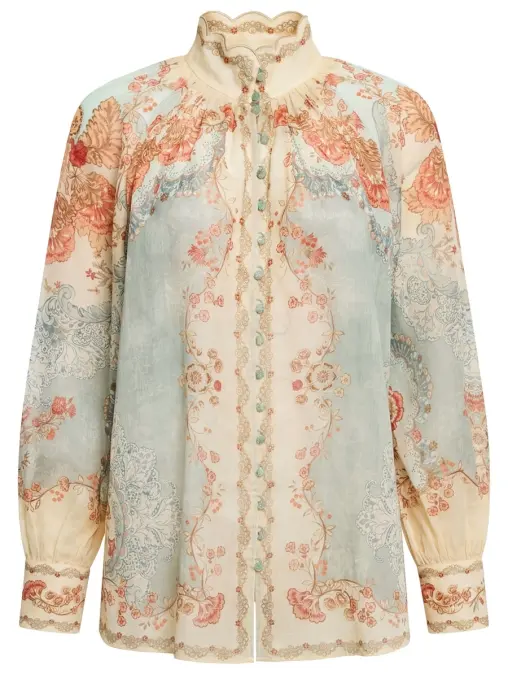 Блуза из рами ZIMMERMANN