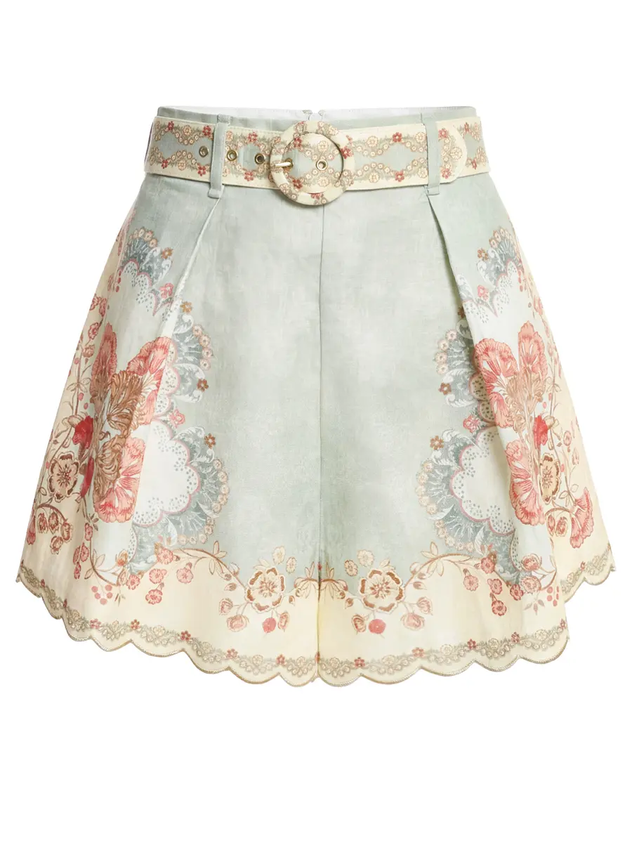 Шорты льняные