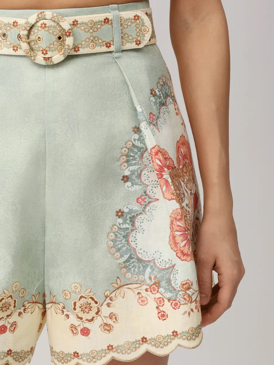 Шорты льняные