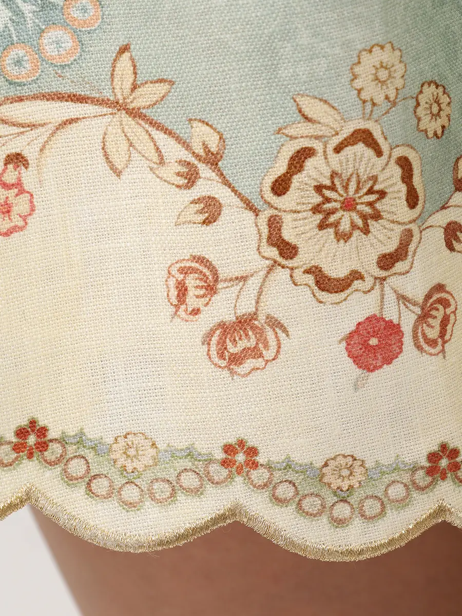 Шорты льняные