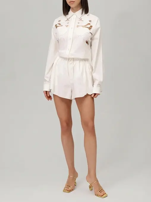 Рубашка хлопковая ZIMMERMANN