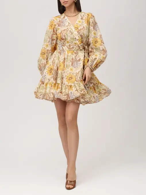 Платье хлопковое ZIMMERMANN