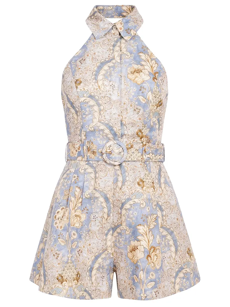 Комбинезон льняной