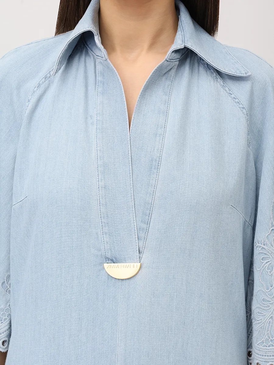 Платье джинсовое