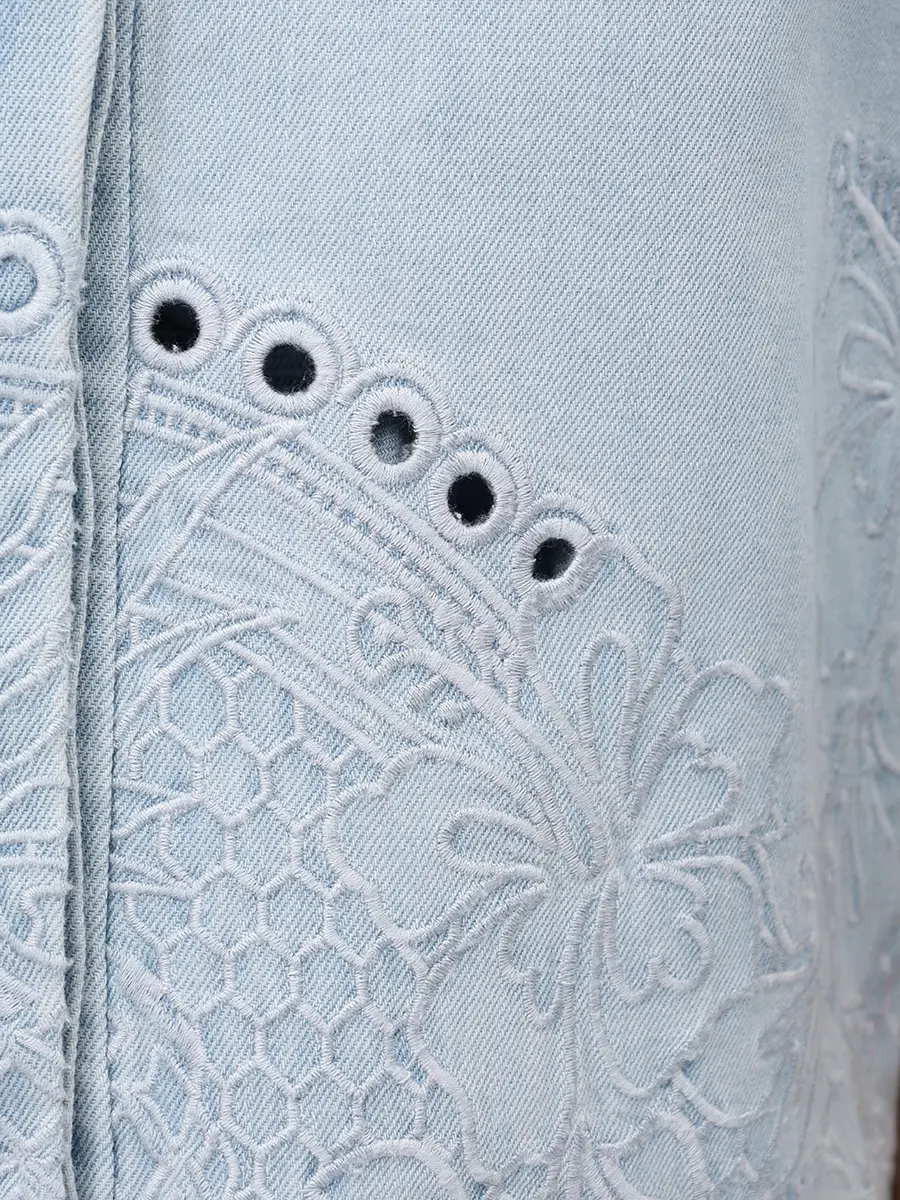 Рубашка джинсовая