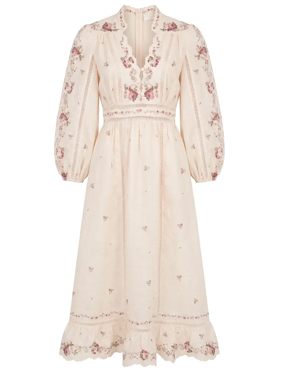 Платье льняное