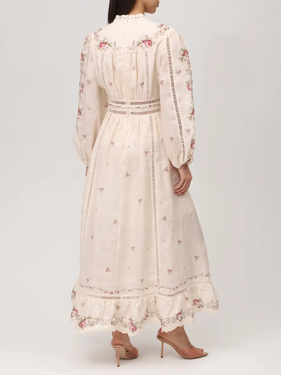 Платье льняное