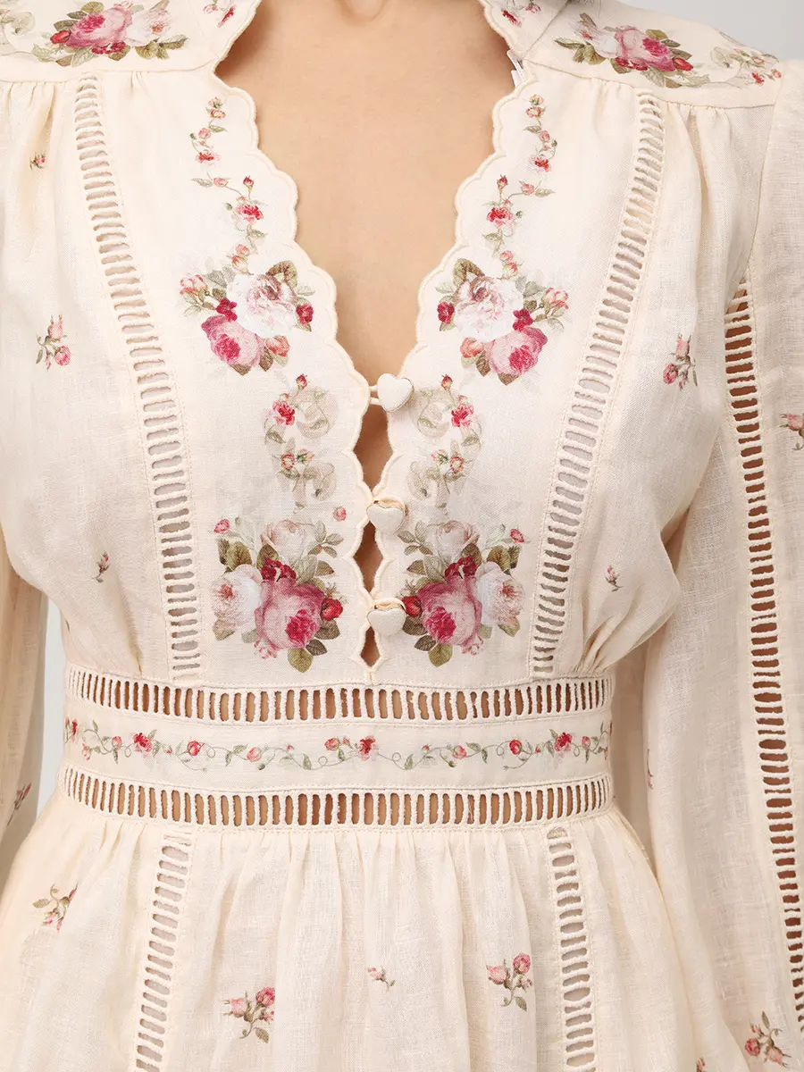 Платье льняное