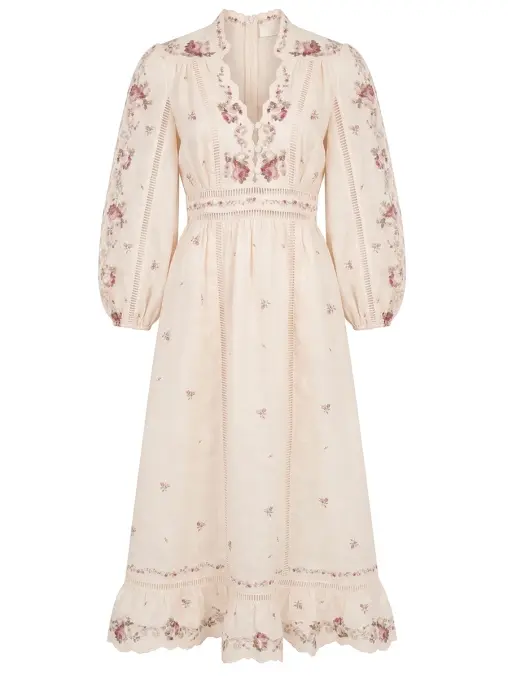 Платье льняное ZIMMERMANN