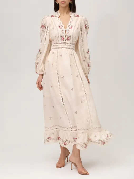 Платье льняное ZIMMERMANN