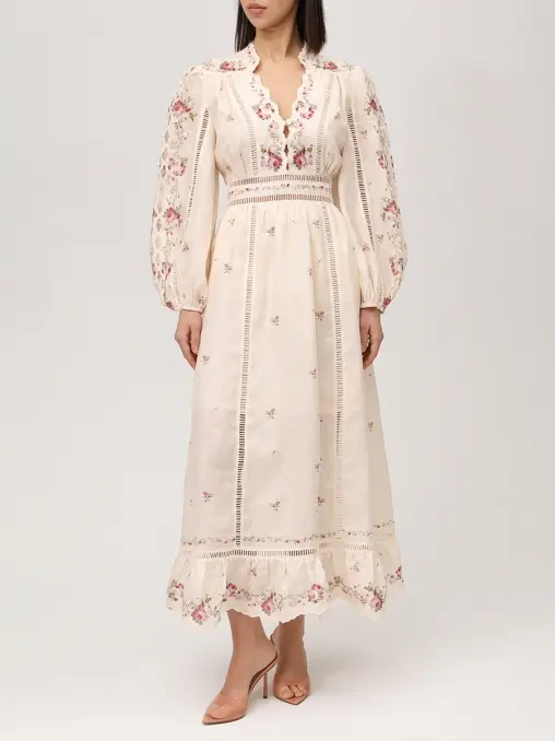 Платье льняное ZIMMERMANN