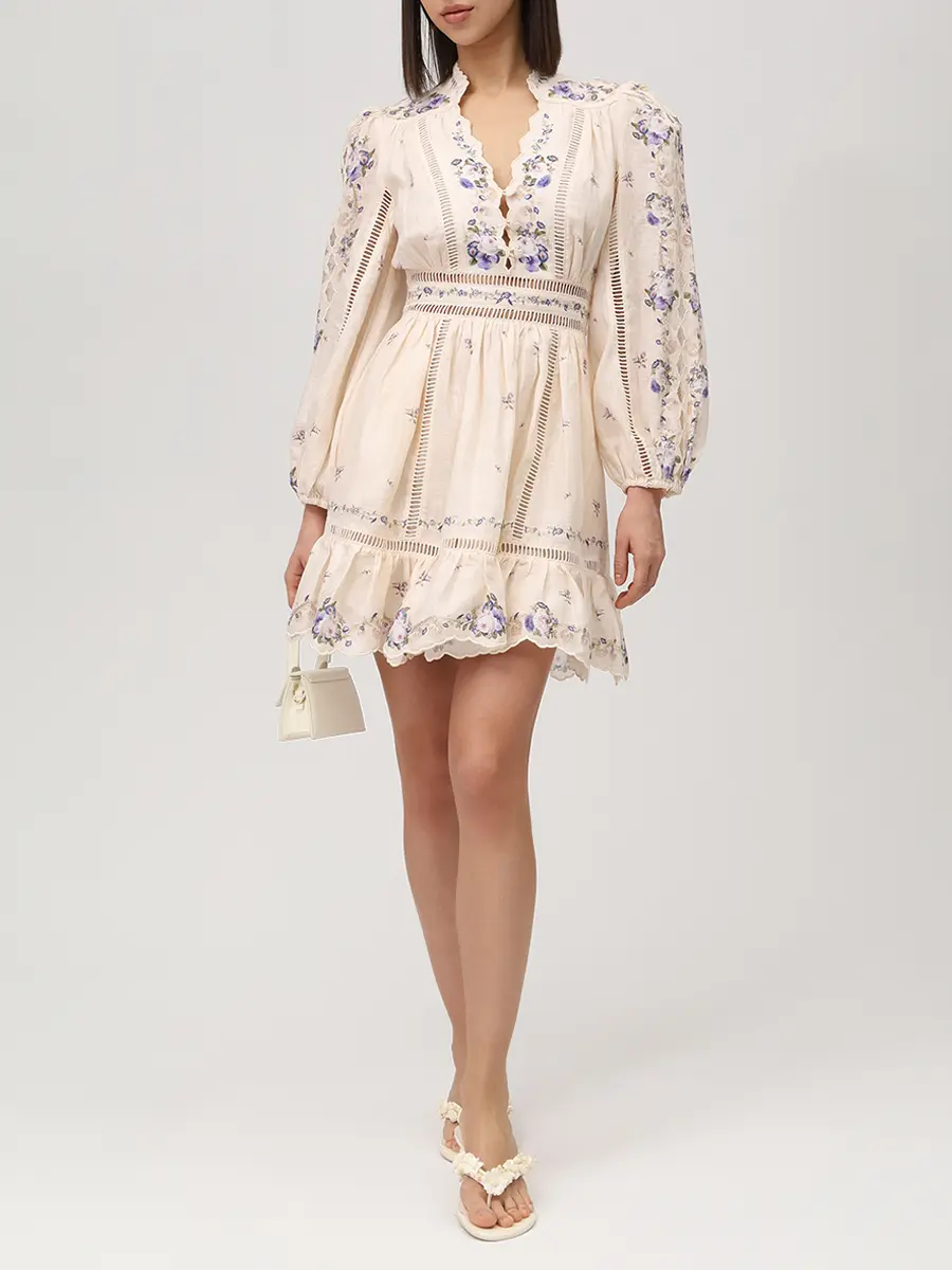 Платье льняное