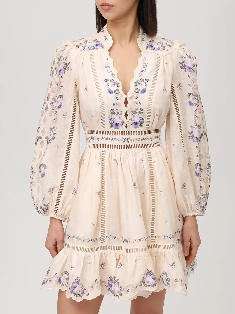 Платье льняное