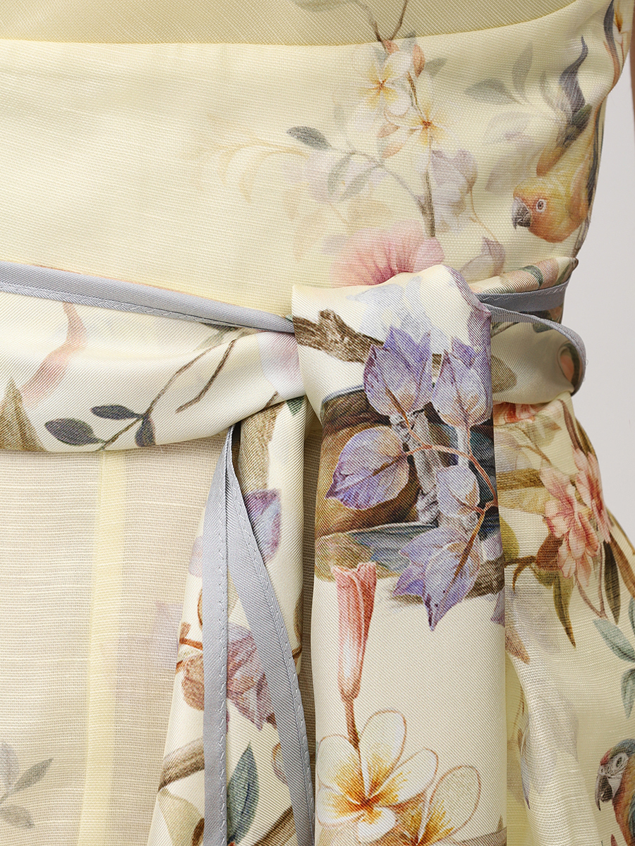 Комбинезон изо льна и шелка