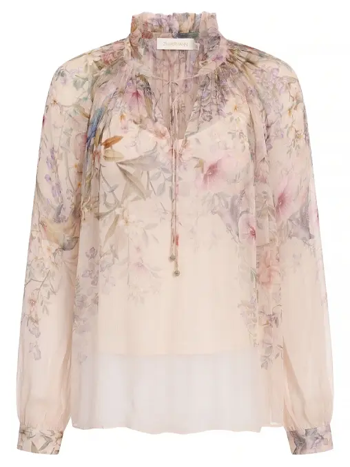 Блуза из вискозы ZIMMERMANN