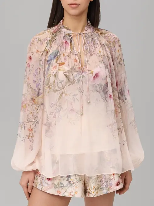Блуза из вискозы ZIMMERMANN