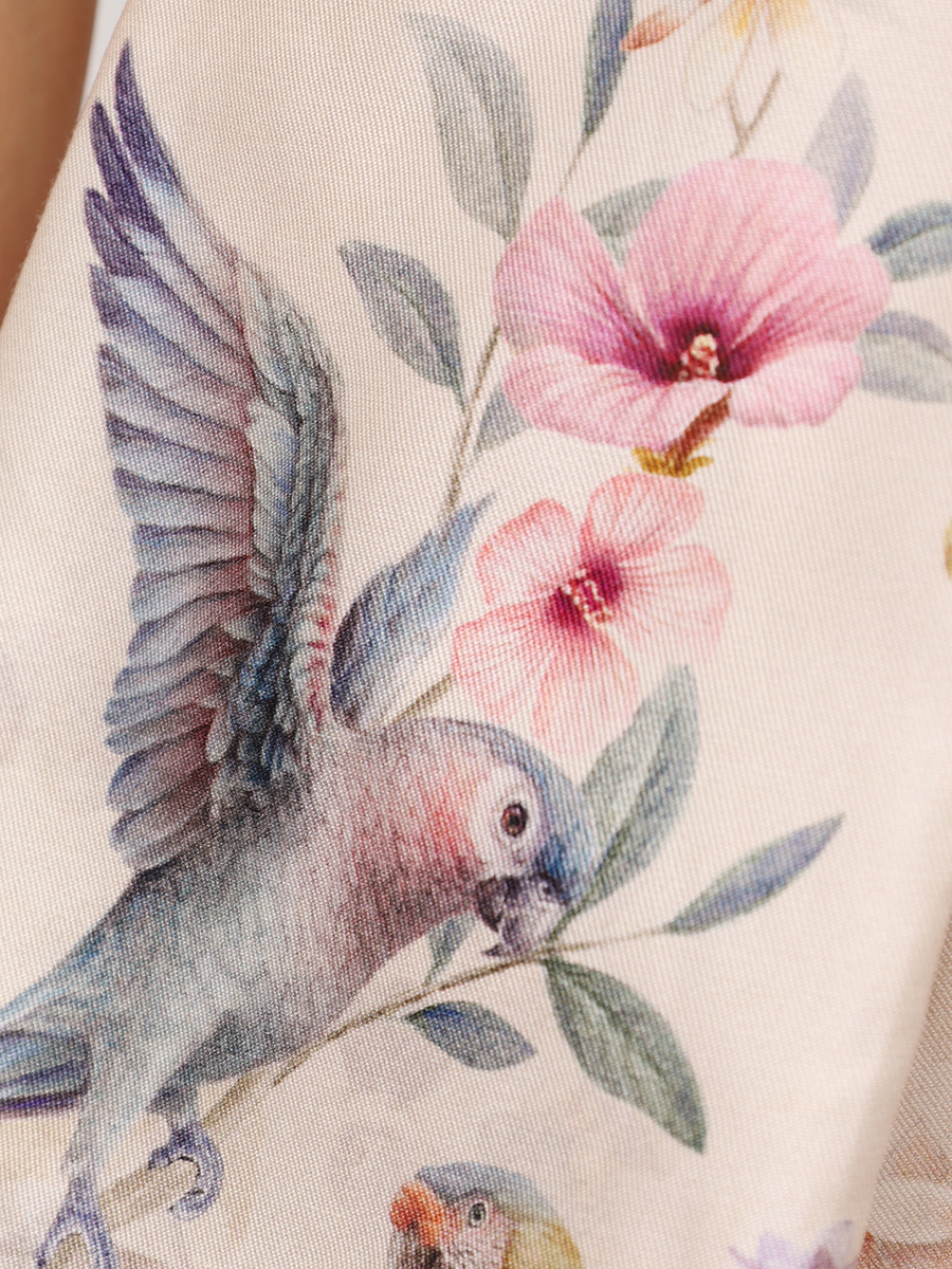 Шорты из шелка и хлопка