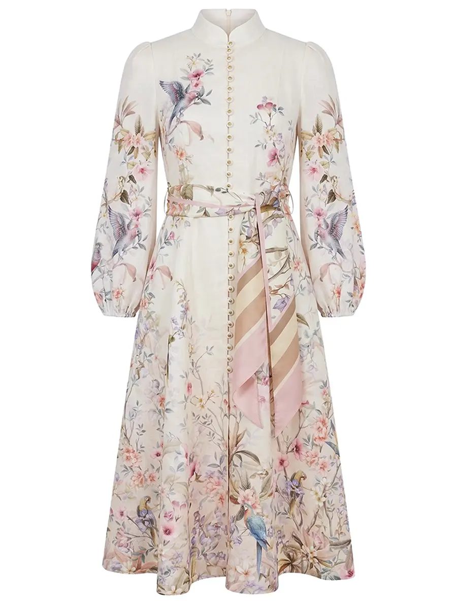 Платье льняное