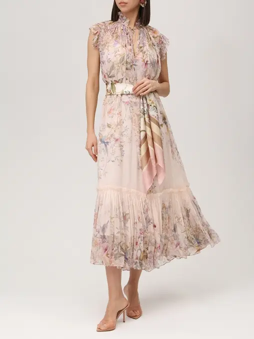 Платье из вискозы ZIMMERMANN