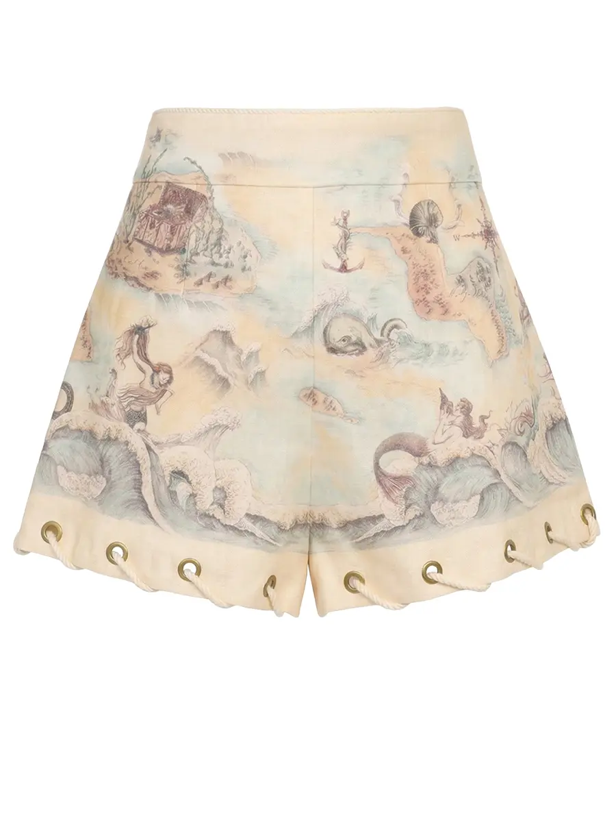 Шорты льняные