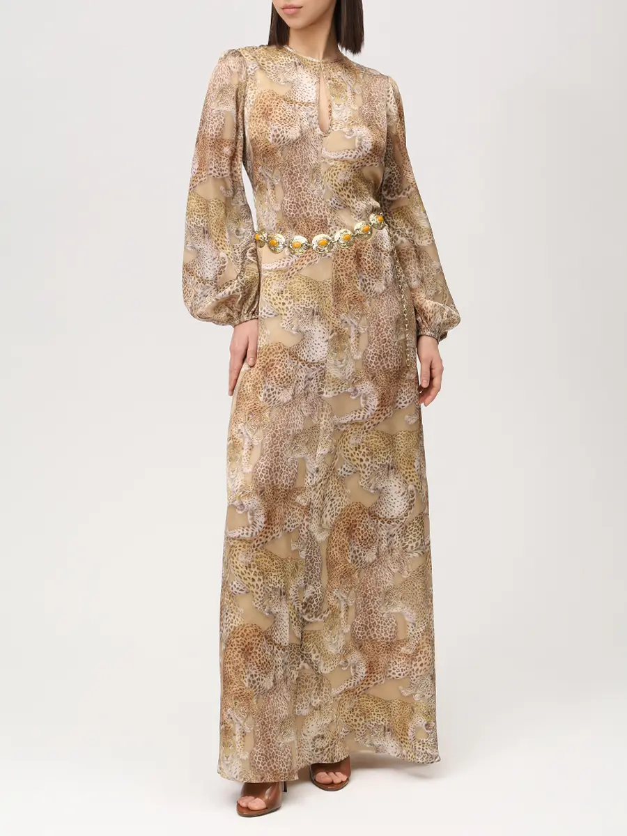 Платье шелковое