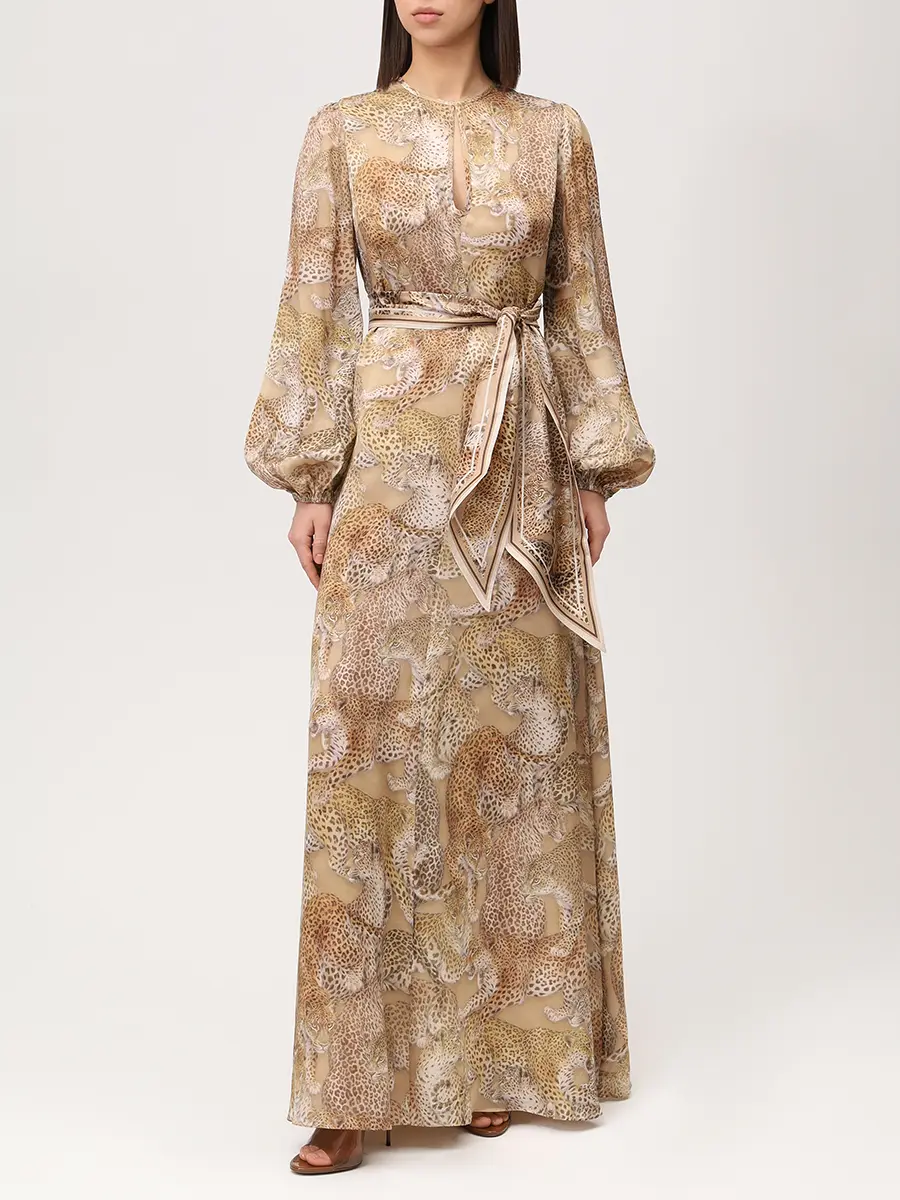 Платье шелковое