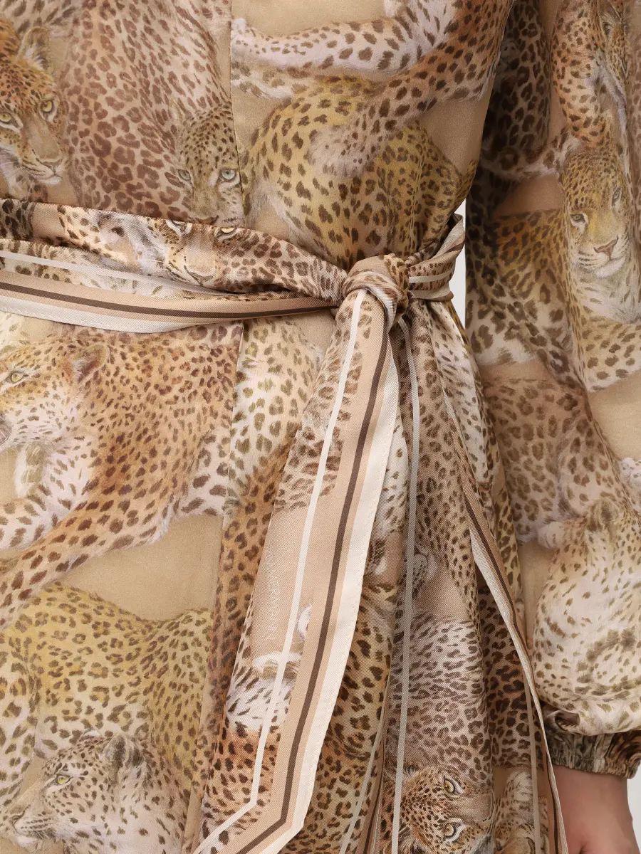 Платье шелковое