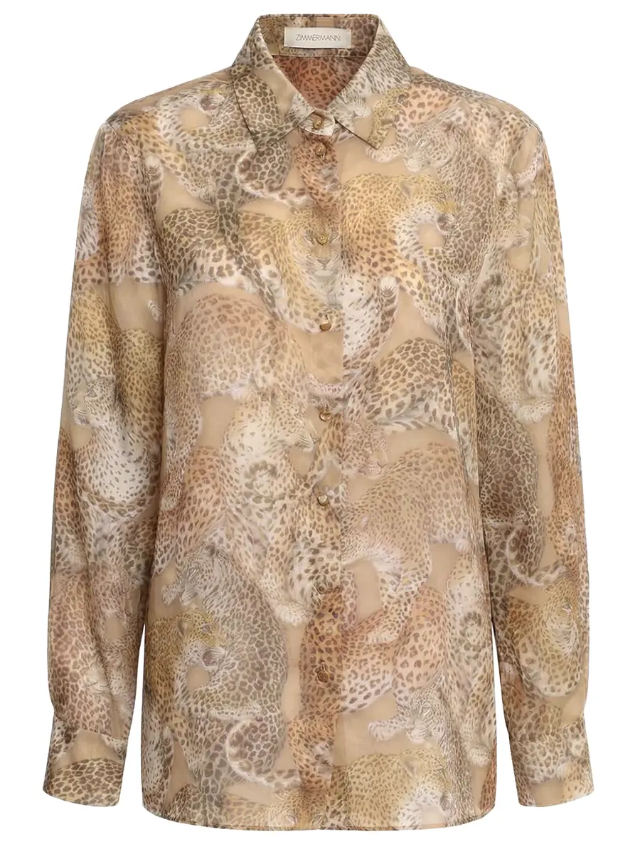 Рубашка шелковая