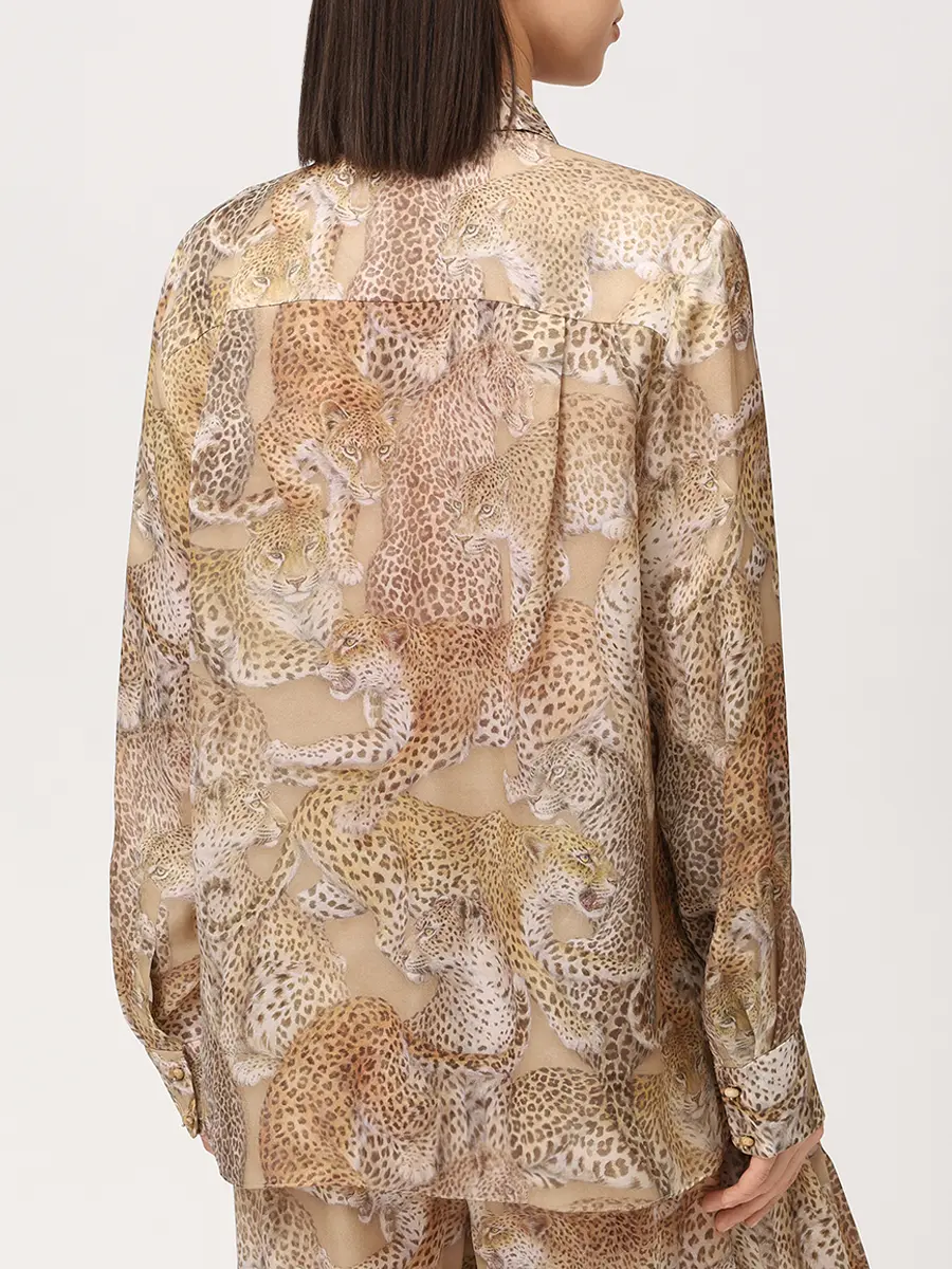 Рубашка шелковая