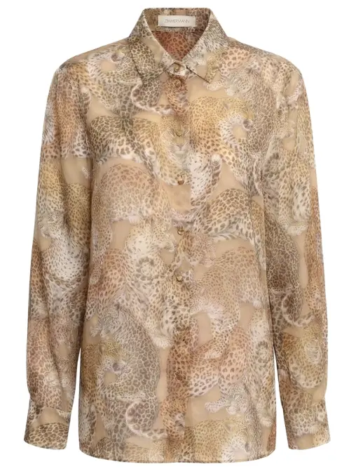 Рубашка шелковая ZIMMERMANN