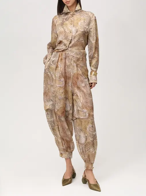 Рубашка шелковая ZIMMERMANN