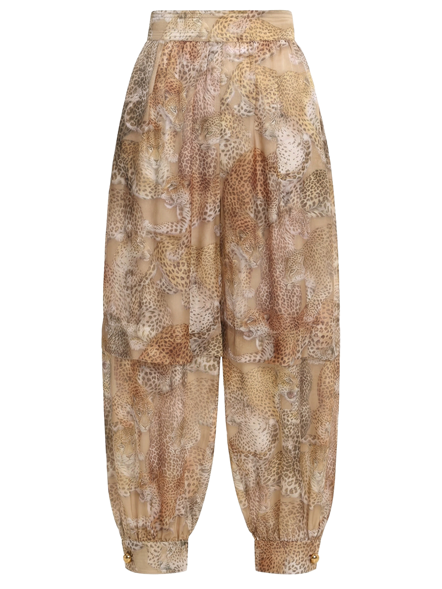 Брюки шелковые