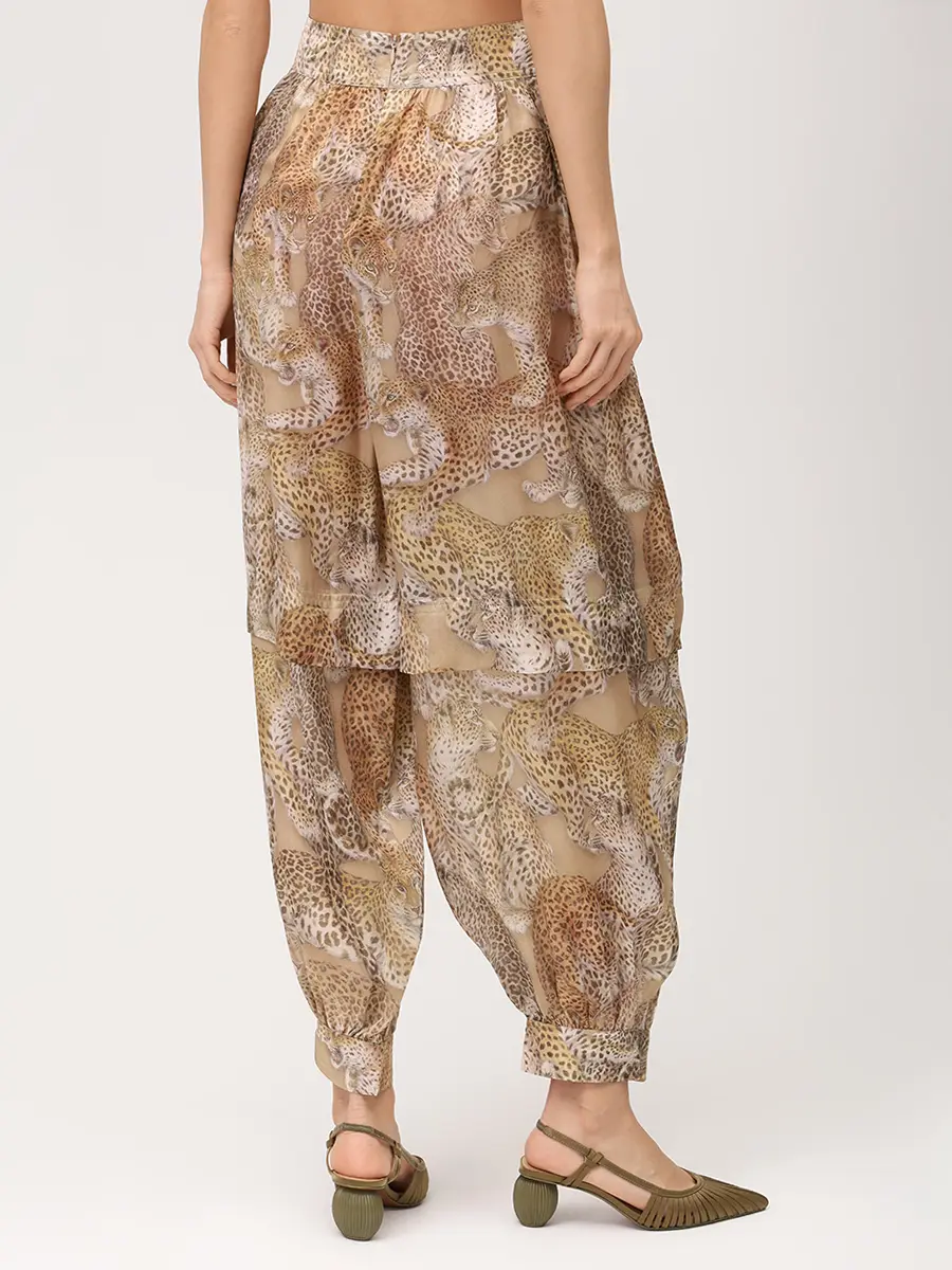 Брюки шелковые