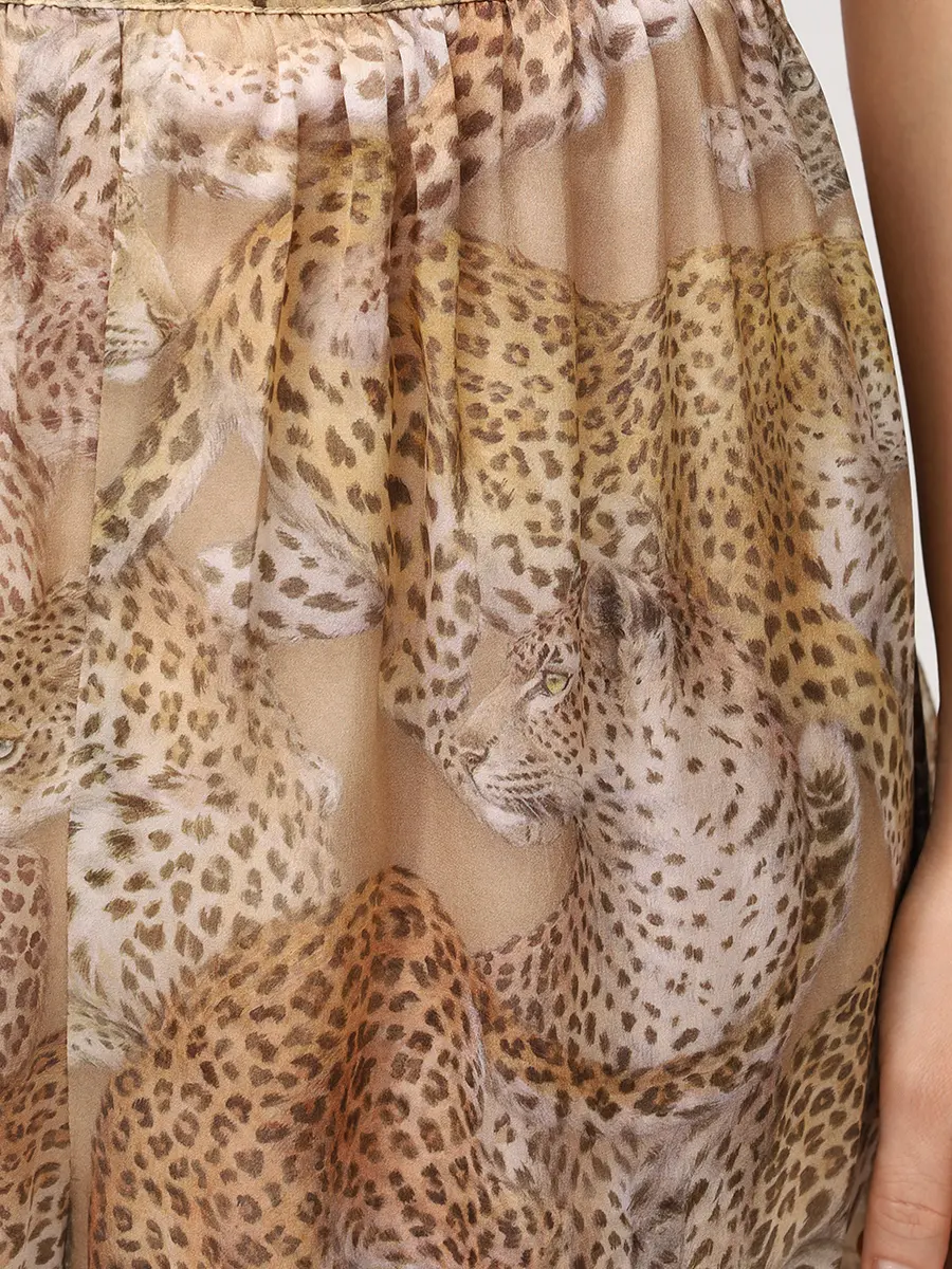 Брюки шелковые